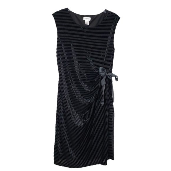 MOTHERHOOD MATERNITY velvet striped sleeveless dress NWT wedding guest - Picture 1 of 6